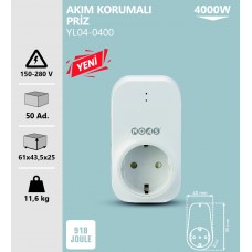 AKIM KORUMALI PRİZ-4000W